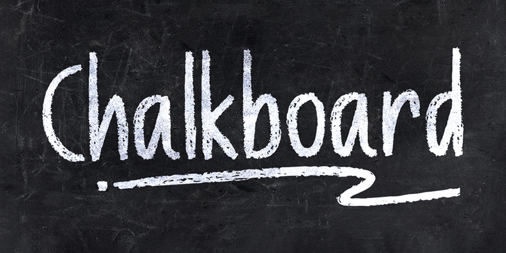 Chalk Board font