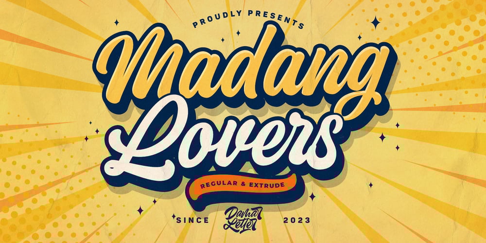 Madang Lovers font