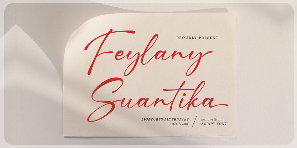 Feylany Suantika font