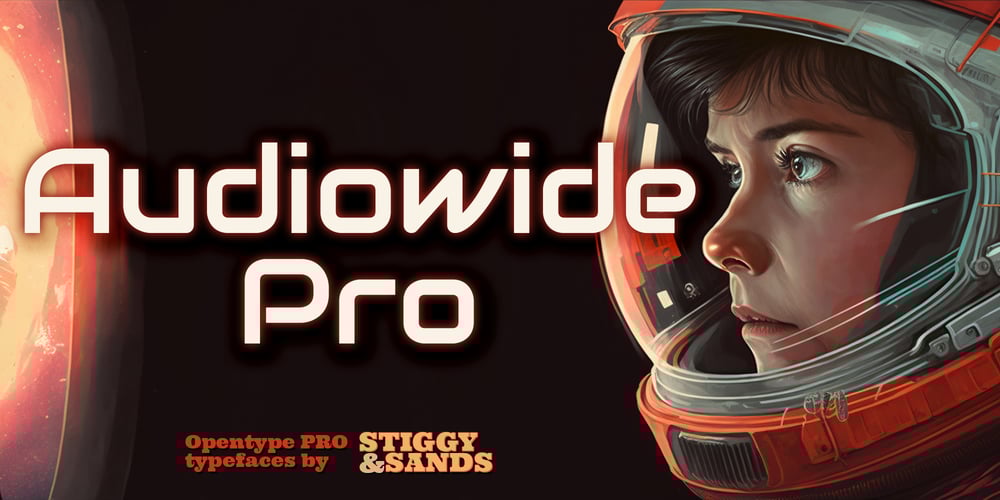Audiowide Pro font