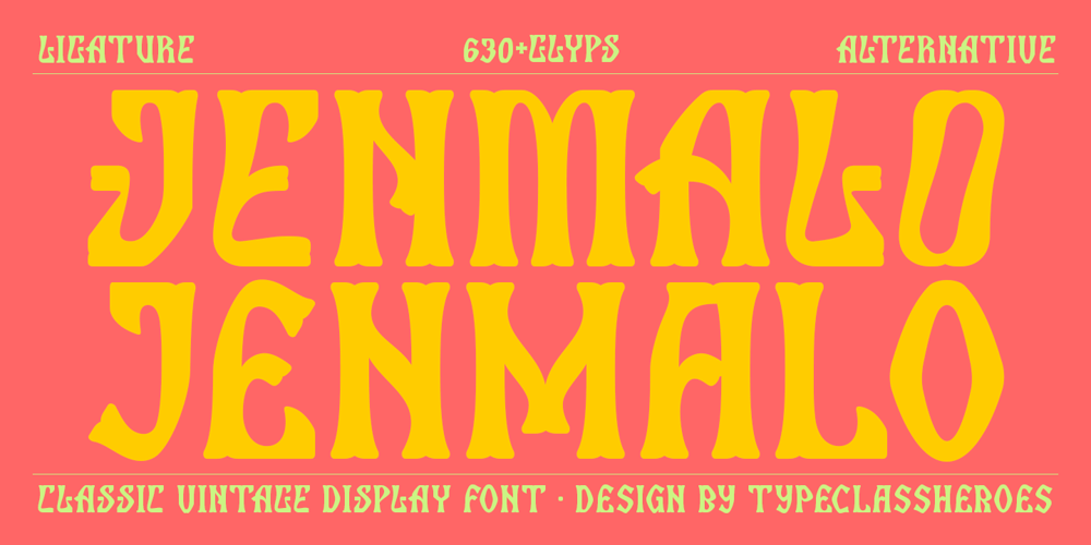 Jenmalo font