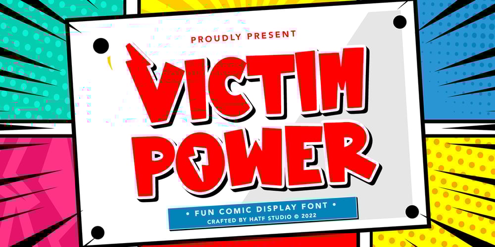 Victim Power font