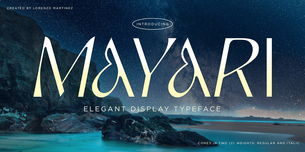 Mayari font