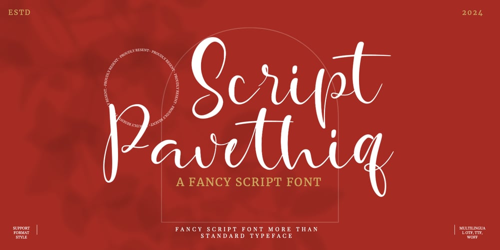 Pavethiq font