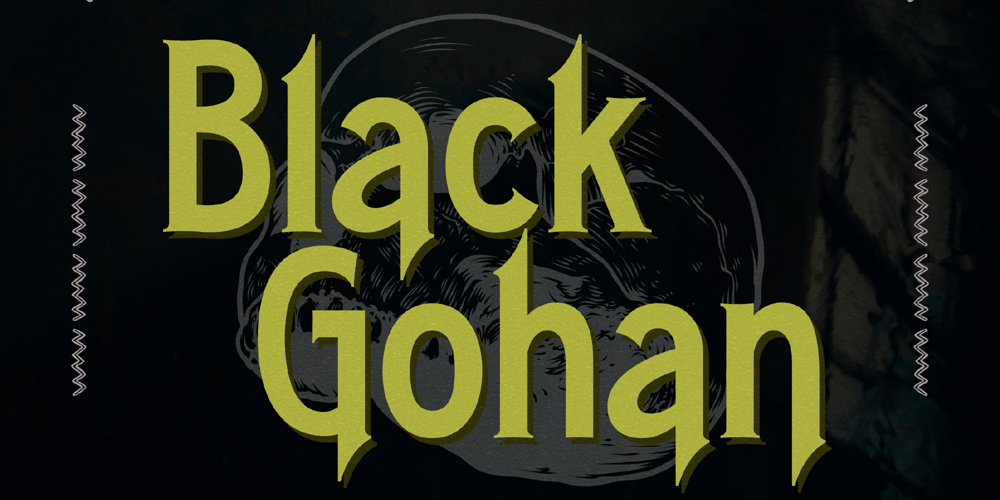 Black Gohan font