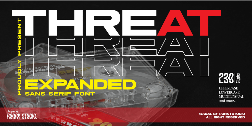 Threat font