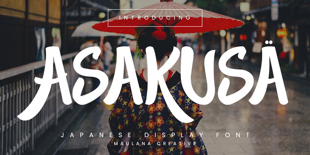 Asakusa font