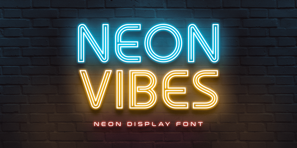 Neon Vibes font