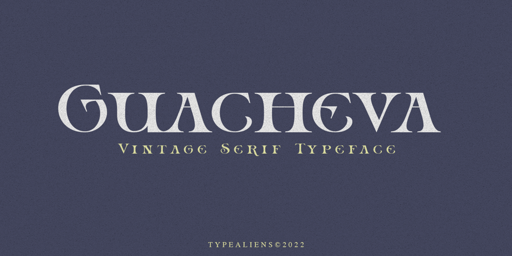 Guacheva font
