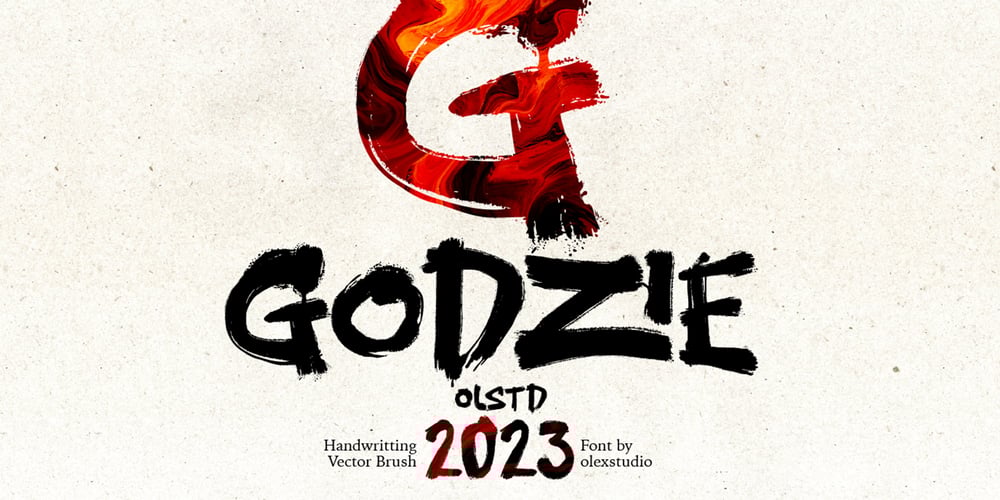 Godzie Olstd font