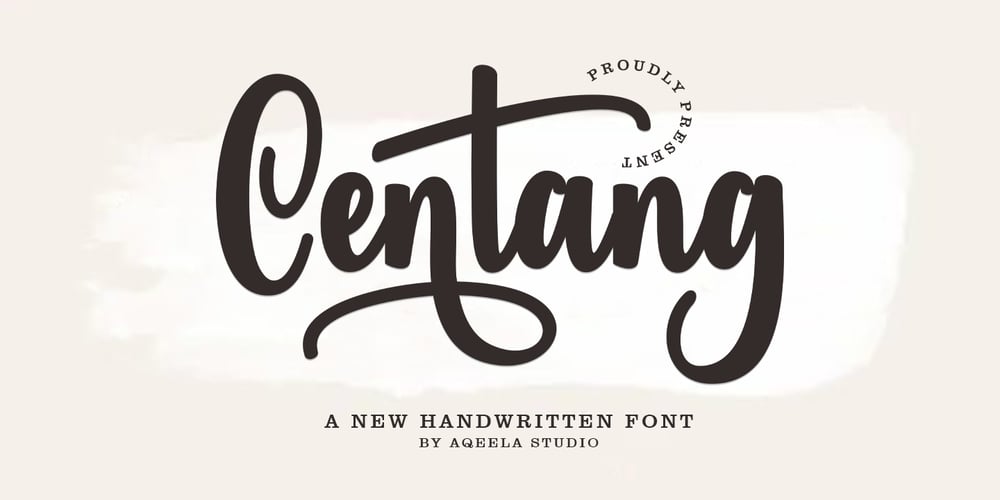 Centang font
