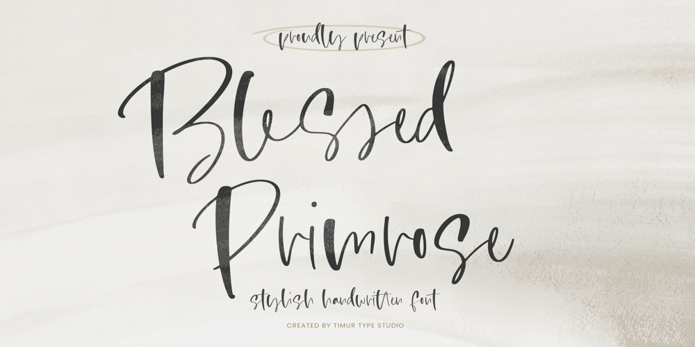 Blessed Primrose font