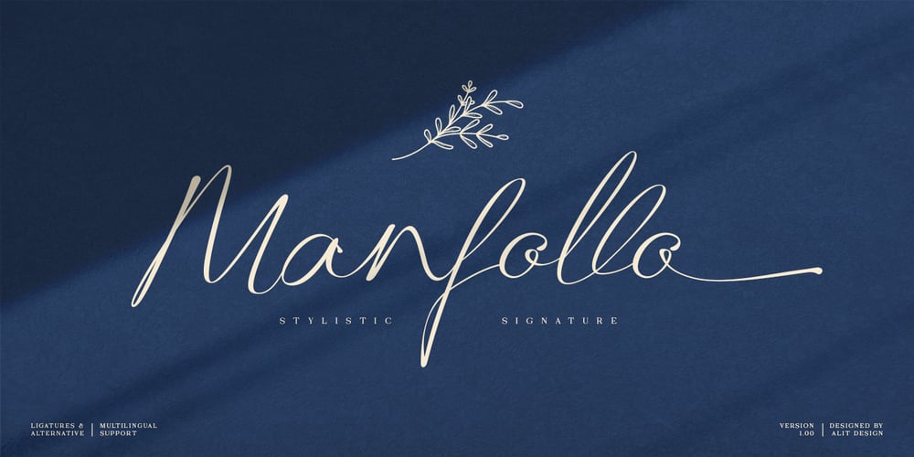 Manfollo font