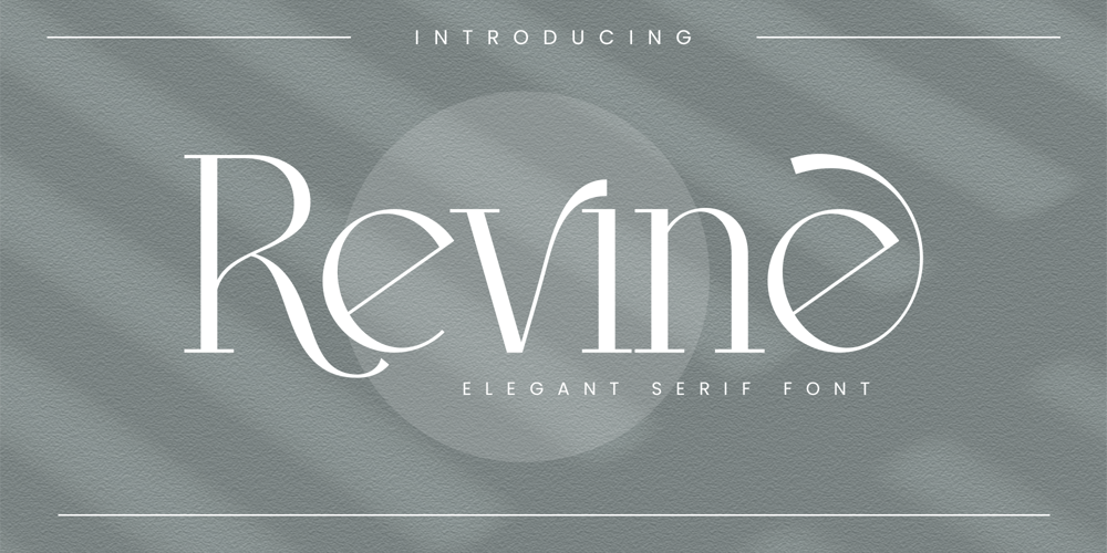 Revine font