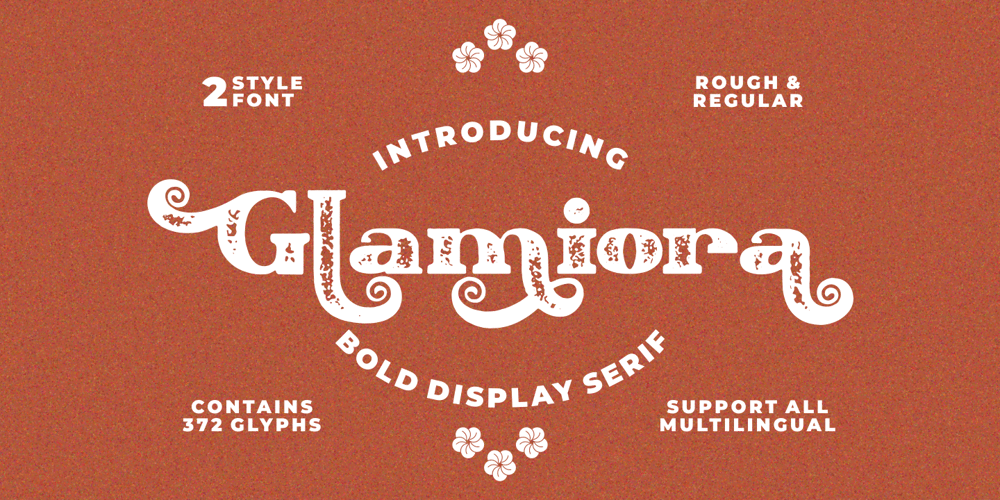 Glamiora font