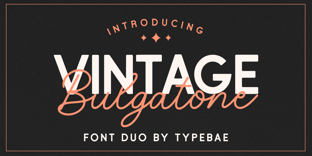 Bulgatone font