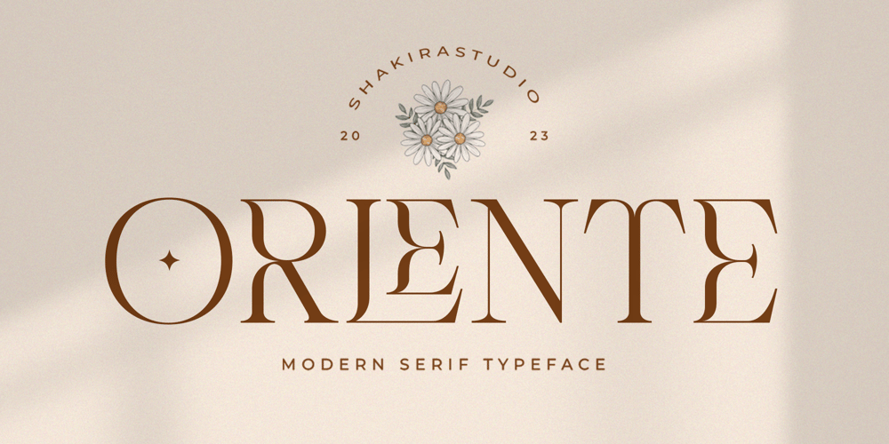 Orlente font