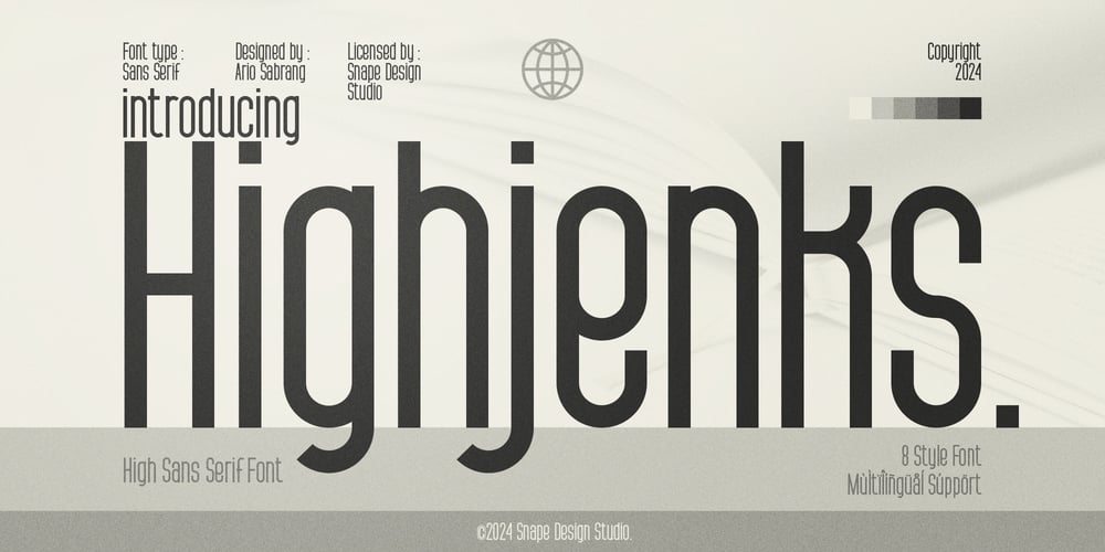 Highjenks font