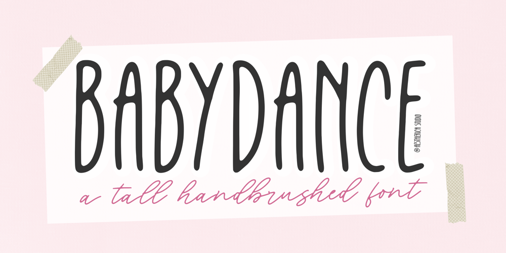 Babydance font