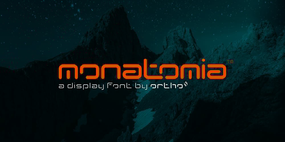 Monatomia font