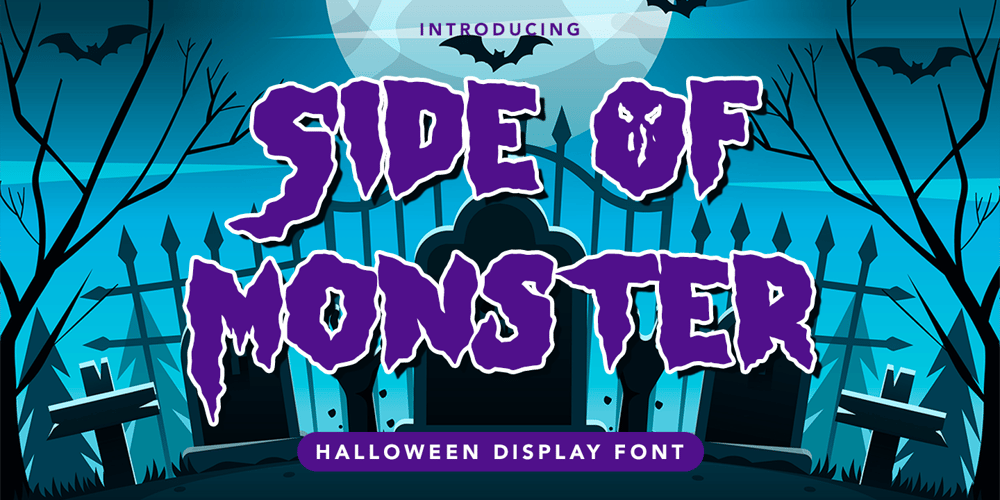 Side Of Monster font