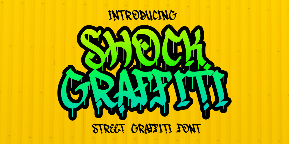 Shock Graffiti font