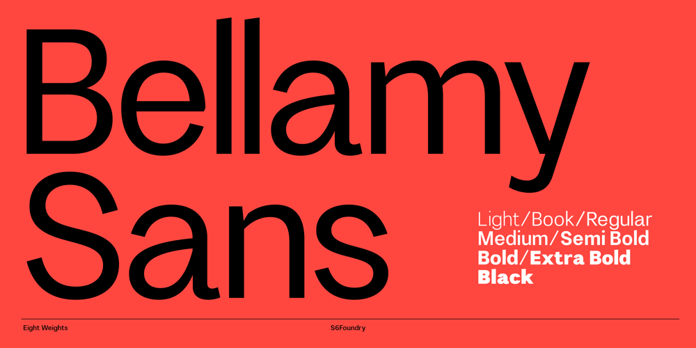 Bellamy Sans font