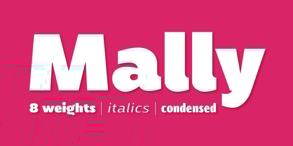 Mally font
