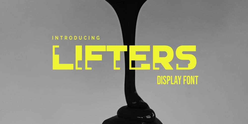 Lifters font