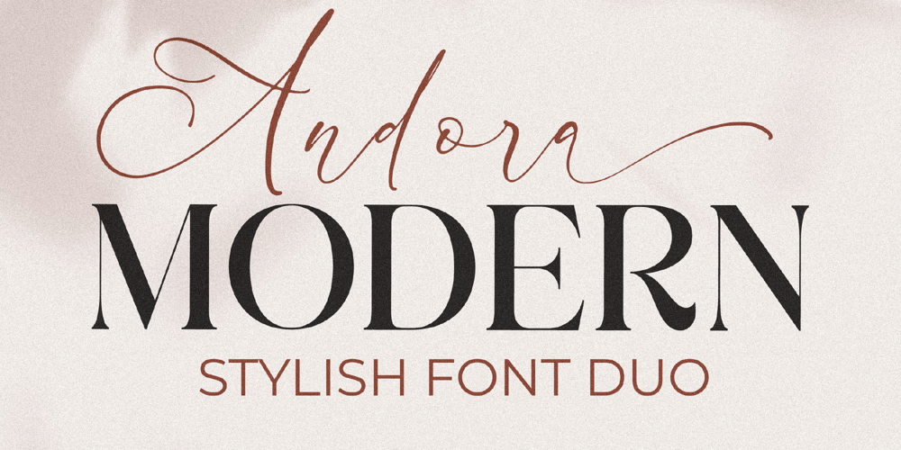 Andora Modern Script font