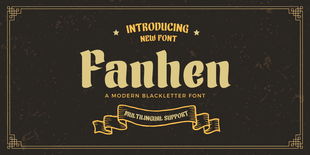 Fanhen font