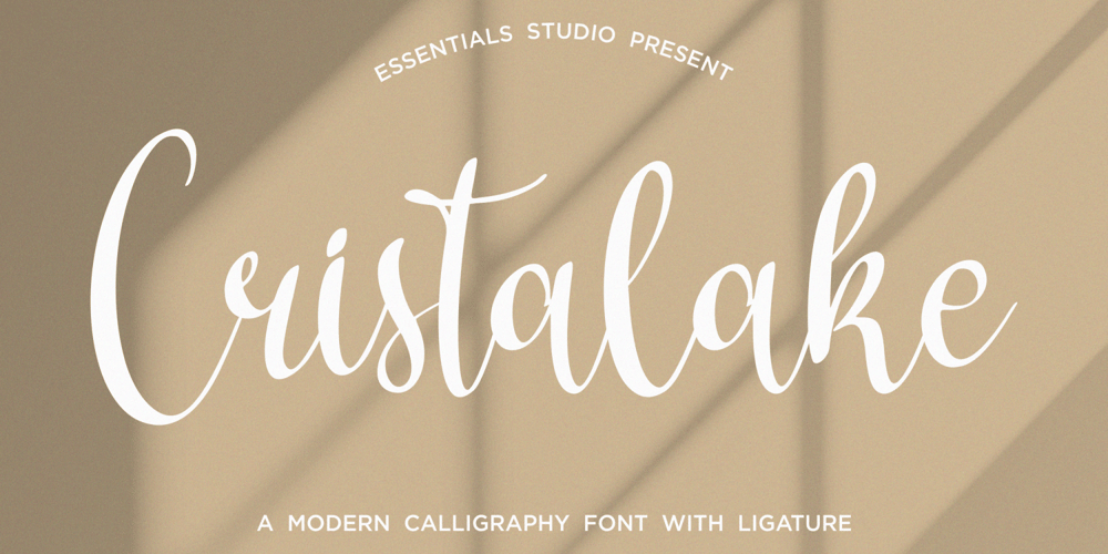 Cristalake font