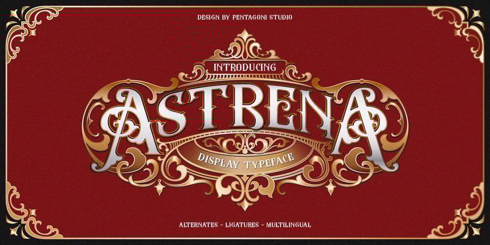 Astrena font