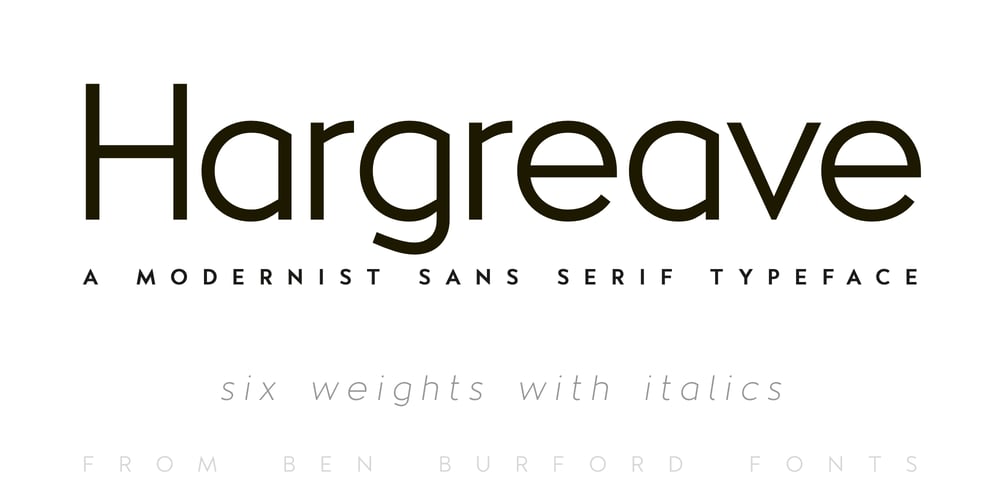 Hargreave font
