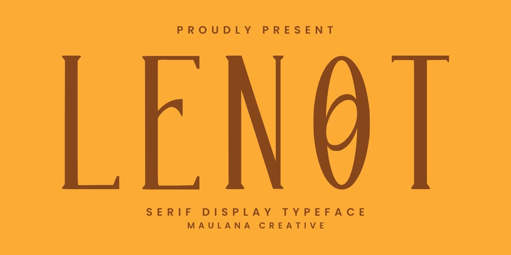 Lenot font