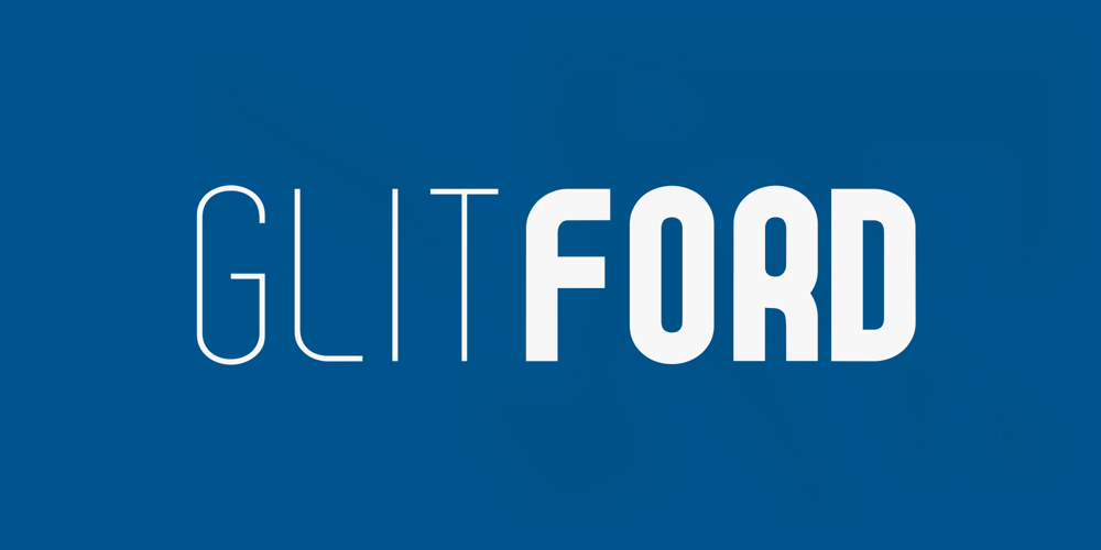 Glitford font