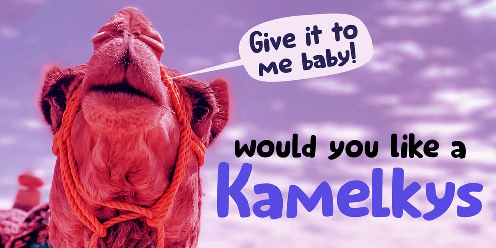 Kamelkys font
