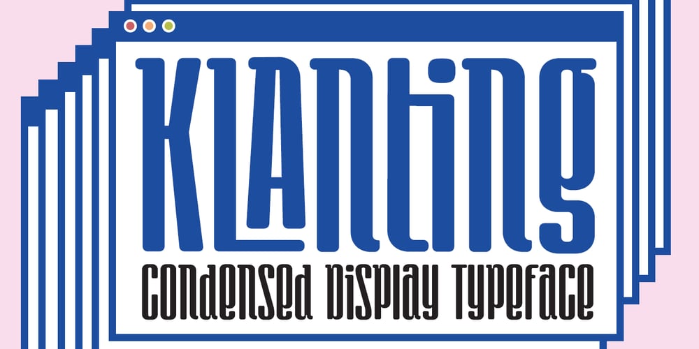Klanting font
