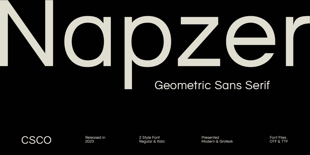 Napzer font