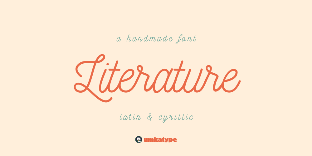 Literature font