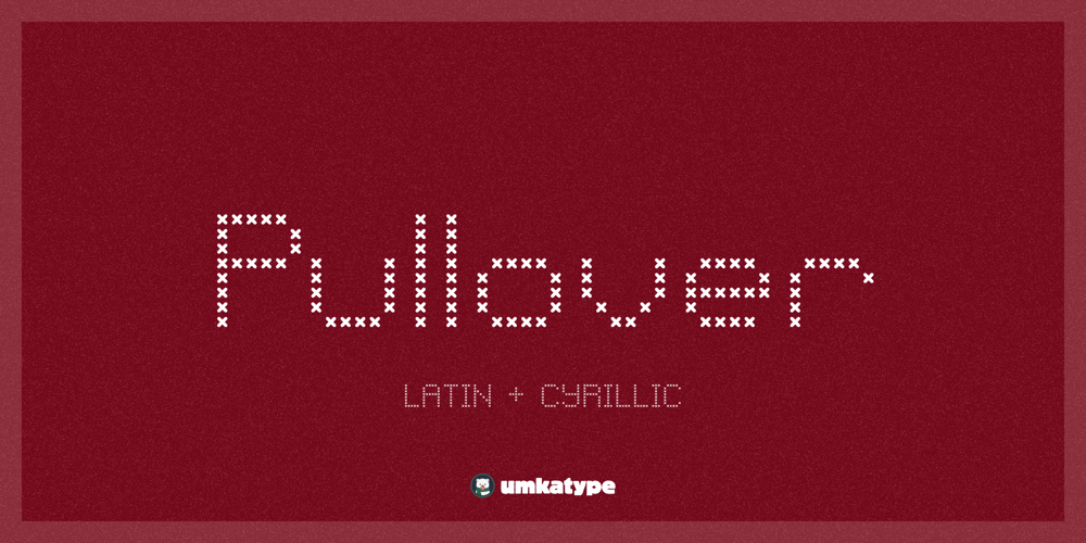 Pullover font