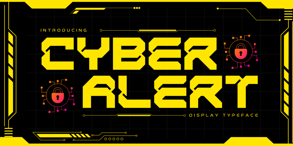 Cyber Alert font