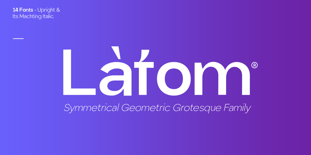 Latom Grotesque font