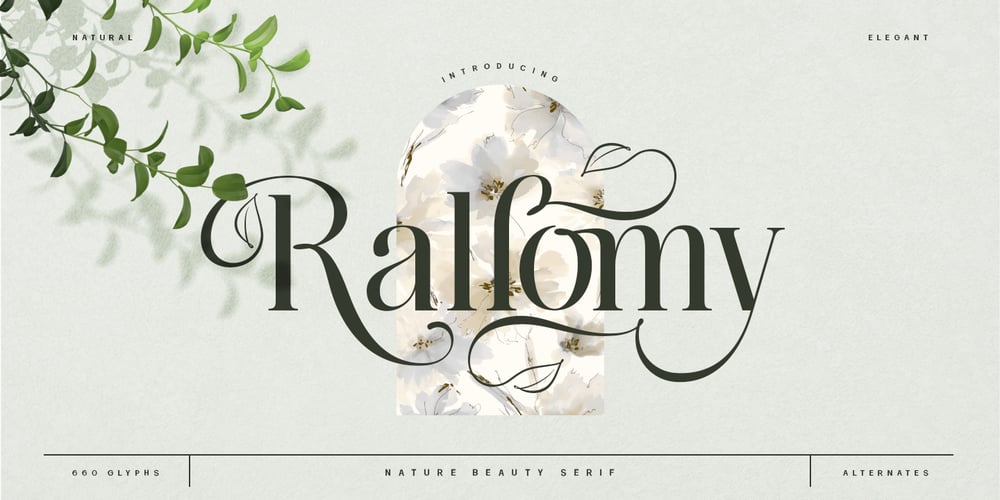 Rallomy font