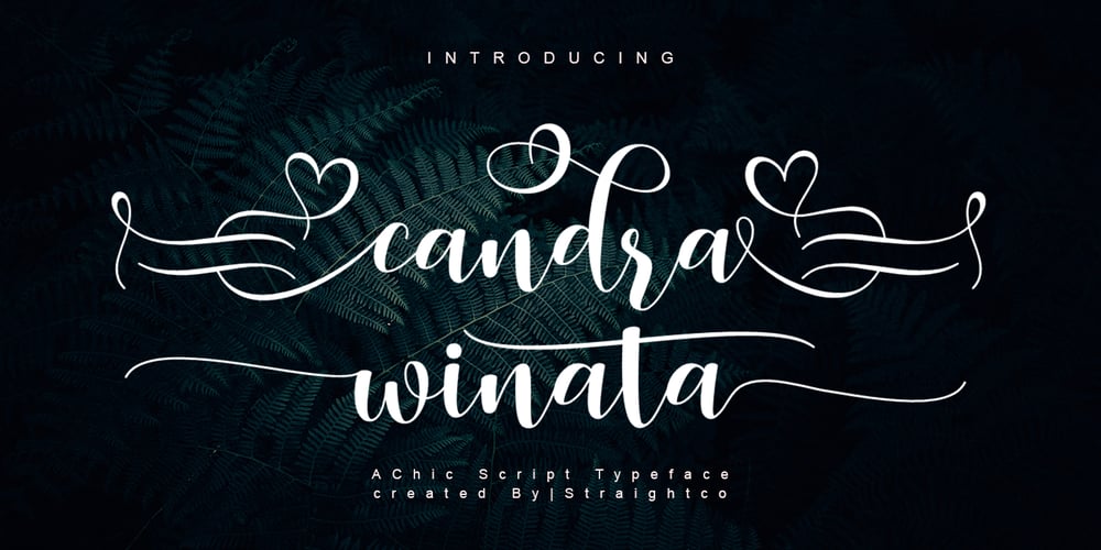 Candra Winata font