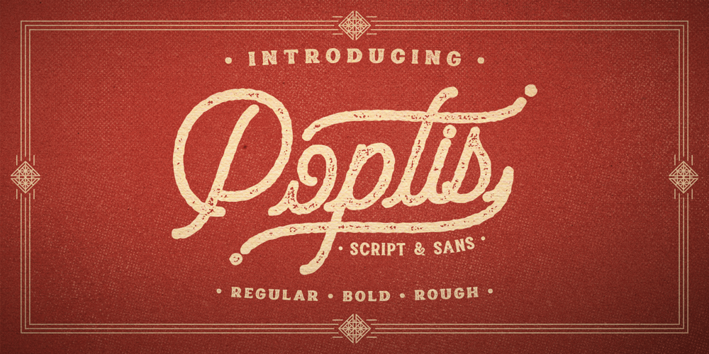 Poptis font