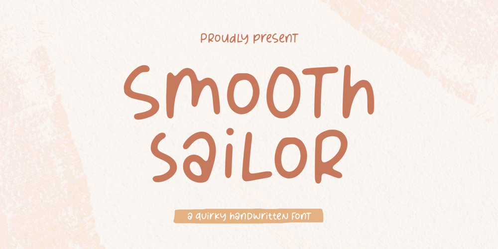 Smooth Sailor font