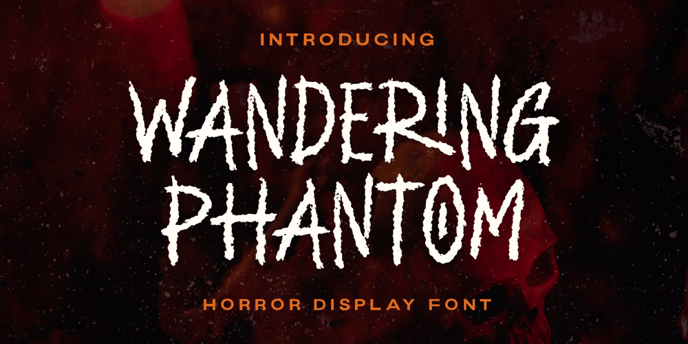 Wandering Phantom font