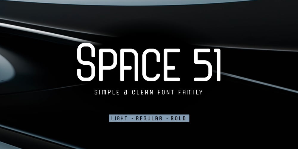 Space 51 font