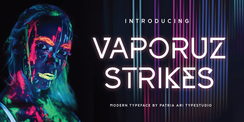 Vaporuz Strikes font